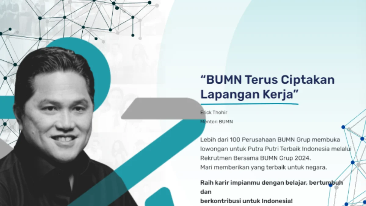 Website Resmi Rekrutmen Bersama BUMN 2024/ Tangkap Layar Laman RBB 2024 FHCI BUMN