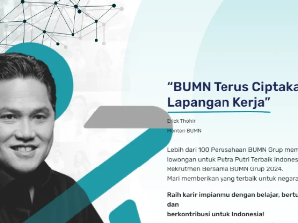 Website Resmi Rekrutmen Bersama BUMN 2024/ Tangkap Layar Laman RBB 2024 FHCI BUMN