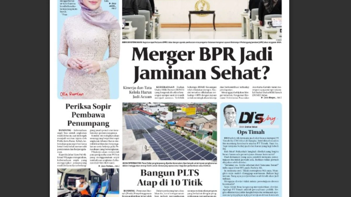 Epaper Jabar Ekspres 3 April 2024