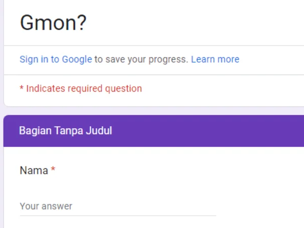 Gamon Challenge, Klik Link Tes Ujian Gamon di Google Form Ini untuk Mengetahuinya