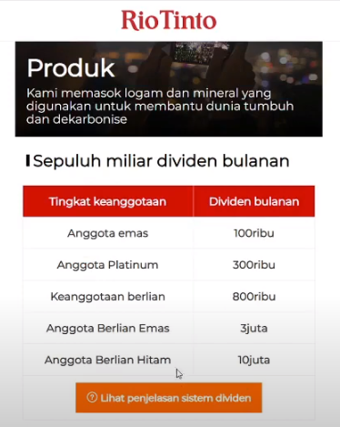 Cek Fakta Aplikasi Penghasil Uang Rio Tinto Terbukti Membayar?             