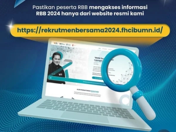 Rekrutmen Bersama BUMN 2024/ Tangkap Layar Instagram FHCI BUMN