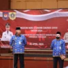 Sekretaris Daerah kabupaten Bogor Burhanuddin saat memberikan sambutan. Foto : Sandika Fadilah/Jabarekspres.com