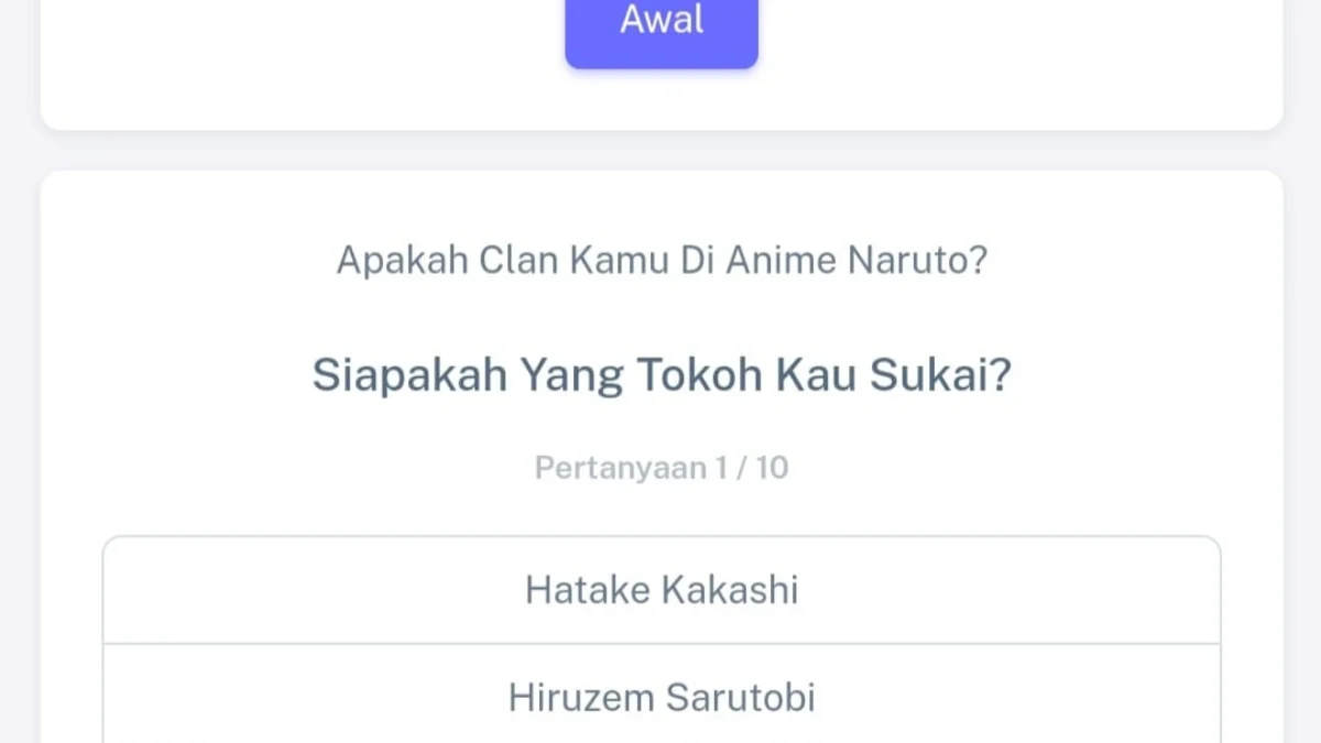 Apa Klanmu di Anime Naruto? Cek dengan Link Kuis Viral di TikTok Gratis DISINI