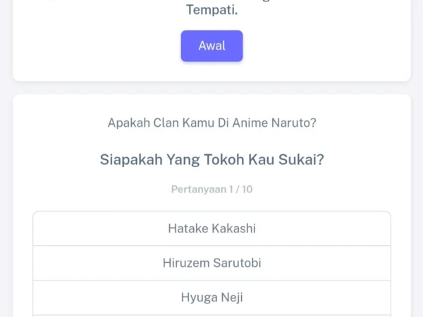 Apa Klanmu di Anime Naruto? Cek dengan Link Kuis Viral di TikTok Gratis DISINI