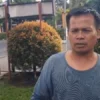 Mulyana, sopir angkot 03 F Pabuaran-Pasundan, yang angkotnya terbakar di SPBU 34.43107 Citamiang, Kota Sukabumi, pada Rabu (24/4) pagi.