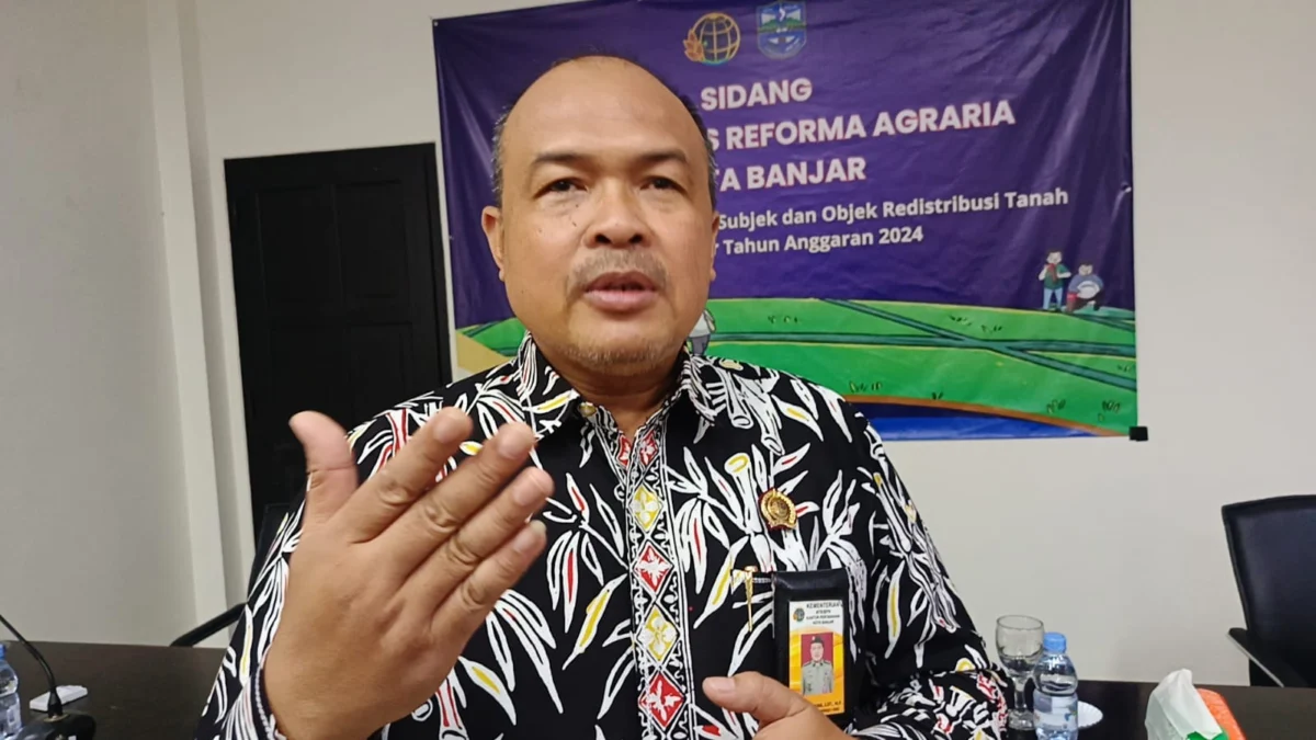 Kepala ATR/BPN Kota Banjar, Syamsu Wijana.