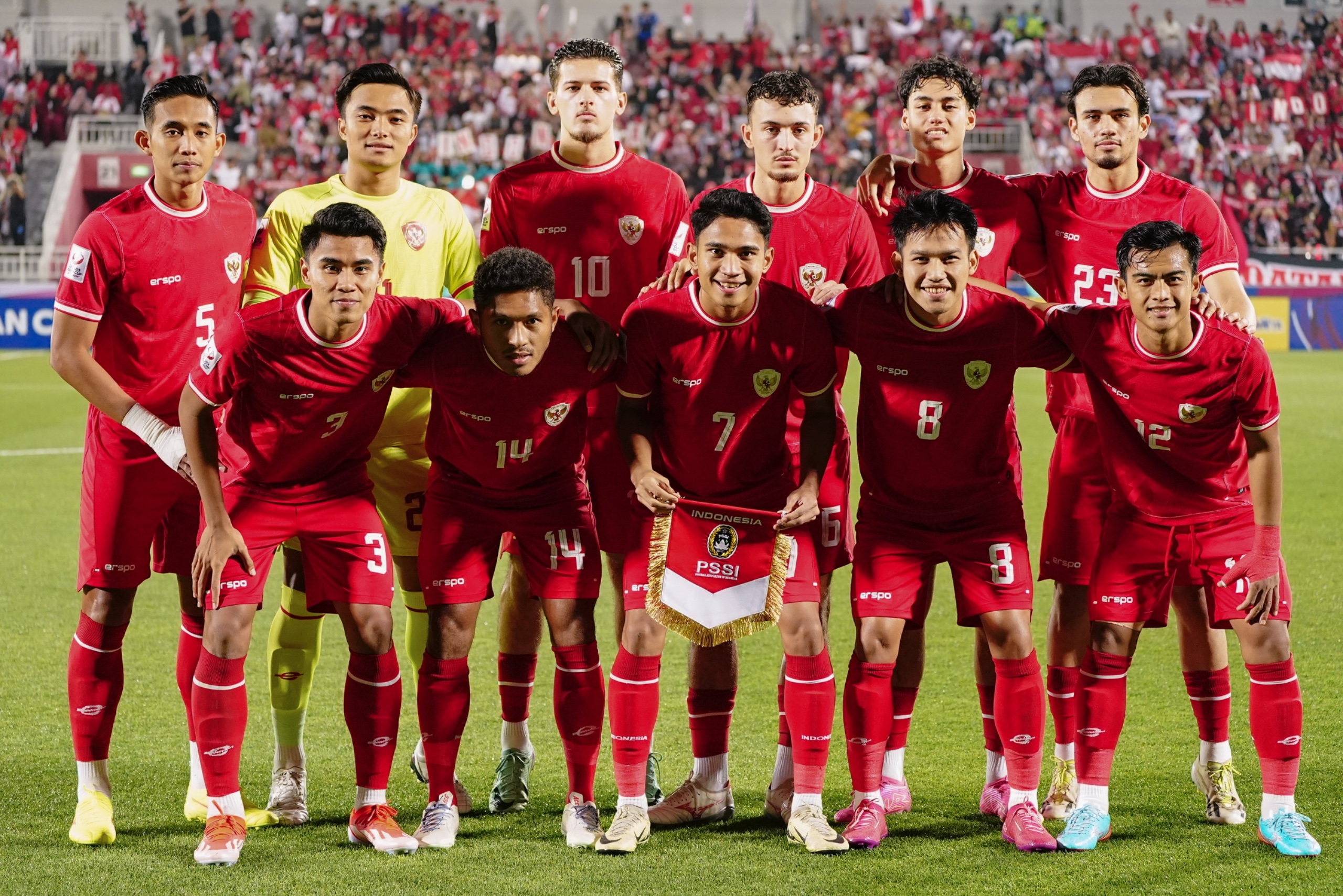 Squad Timnas Indonesia yang berlaga di Piala Asia 2024 (PSSI)