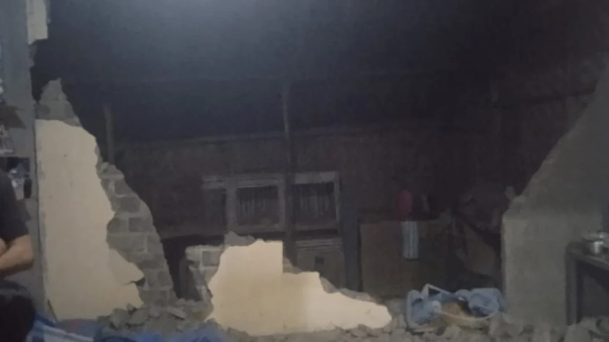 11 Rumah di Pangalengan Terdampak Akibat Gempa yang Terjadi di Garut. Foto Istimewa