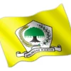 Ilustrasi: Bendera Partai Golkar yang akan maju di Pilkada Kota Banjar