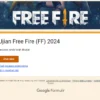 Ini Link Tes Ujian Free Fire (FF) 2024 yang Viral di TikTok, Kamu Masih Noob?