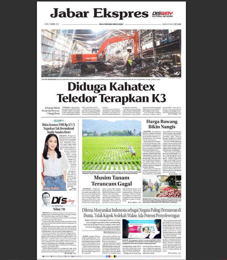 Epaper Jabar Ekspres 19 April 2024