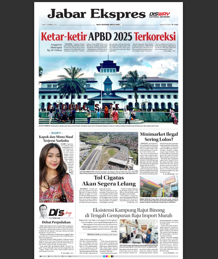 Epaper Jabar Ekspres 26 April 2024