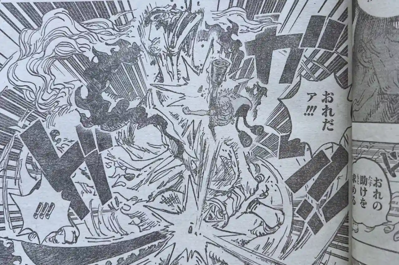 Spoiler One Piece Chapter 1113: Adu Kecepatan Tingkat Dewa Antara Sanji Lawan Gorosei Nusjuro!