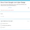 Link Tes Ujian Sange Docs Google Form Gratis Ada Disini