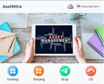Website aplikasi investasi Aset Mitra.