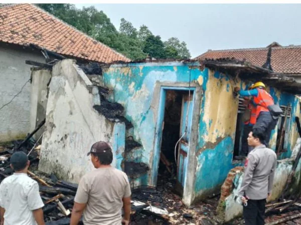 Ponpes di Bogor Ludes Terbakar. Foto Dokumen Polsek Jasinga