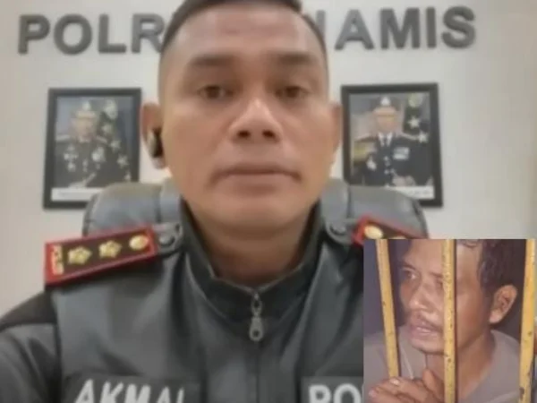 Kapolres Ciamis AKBP Akmal, yang menjelaskan kondisi kejiwaan Pelaku mutilasi Ciamis