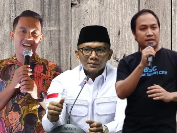 Aji Jaya Bintara, Jenal Mutaqin dan Sendi Fardiansyah jadi tiga figur Bacawalkot Bogor yang disebut-sebut menanti restu Prabowo Subianto. (Foto: Yudha Prananda / Jabar Ekspres)