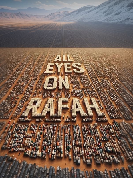 Viral Template di Instagram All Eyes In Rafah, Apa Itu Rafah? Ketahui Makna dan Asal-Usulnya di Bawah Ini/ Instagram @shahv4012