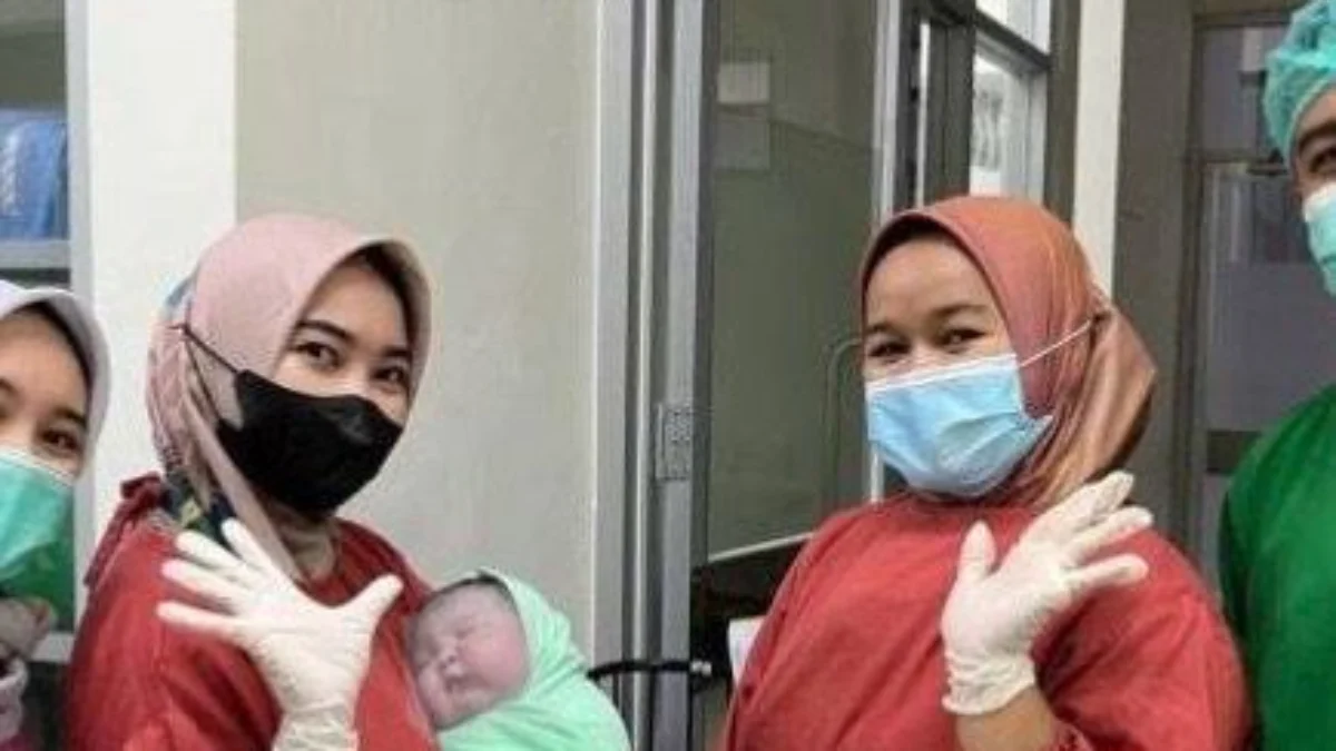 Bayi jumbo berbobot 5,2 lahir di RSUD Cililin, KBB dipastikan dalam kondisi sehat. Dok istimewa