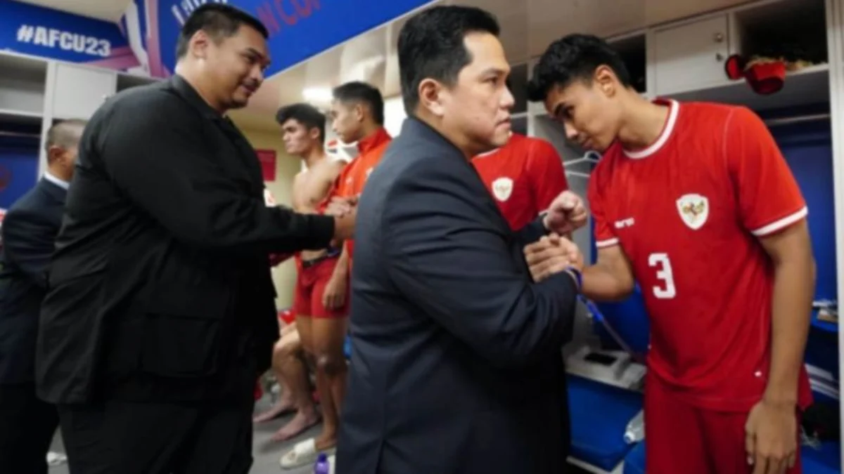 Erick Thohir Sebut Timnas Indonesia U-23 Sebagai Generasi Emas Sepak Bola