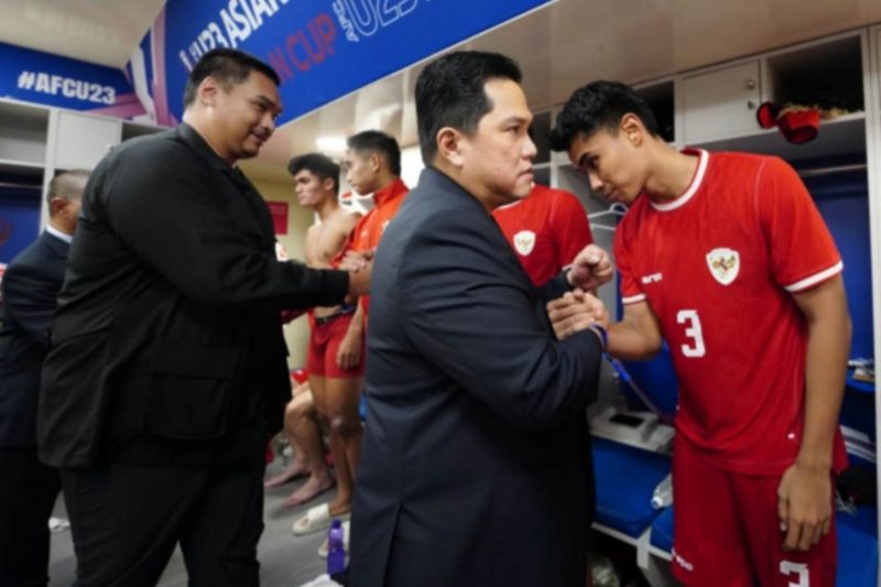 Erick Thohir Sebut Timnas Indonesia U-23 Sebagai Generasi Emas Sepak Bola