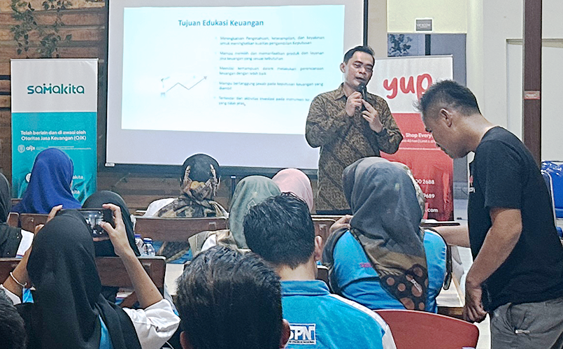 PT Sejahtera Sama Kita ( SamaKita ) yang merupakan perusahaan teknologi Financial ( Fintech ) menggelar seminar Smart Spending