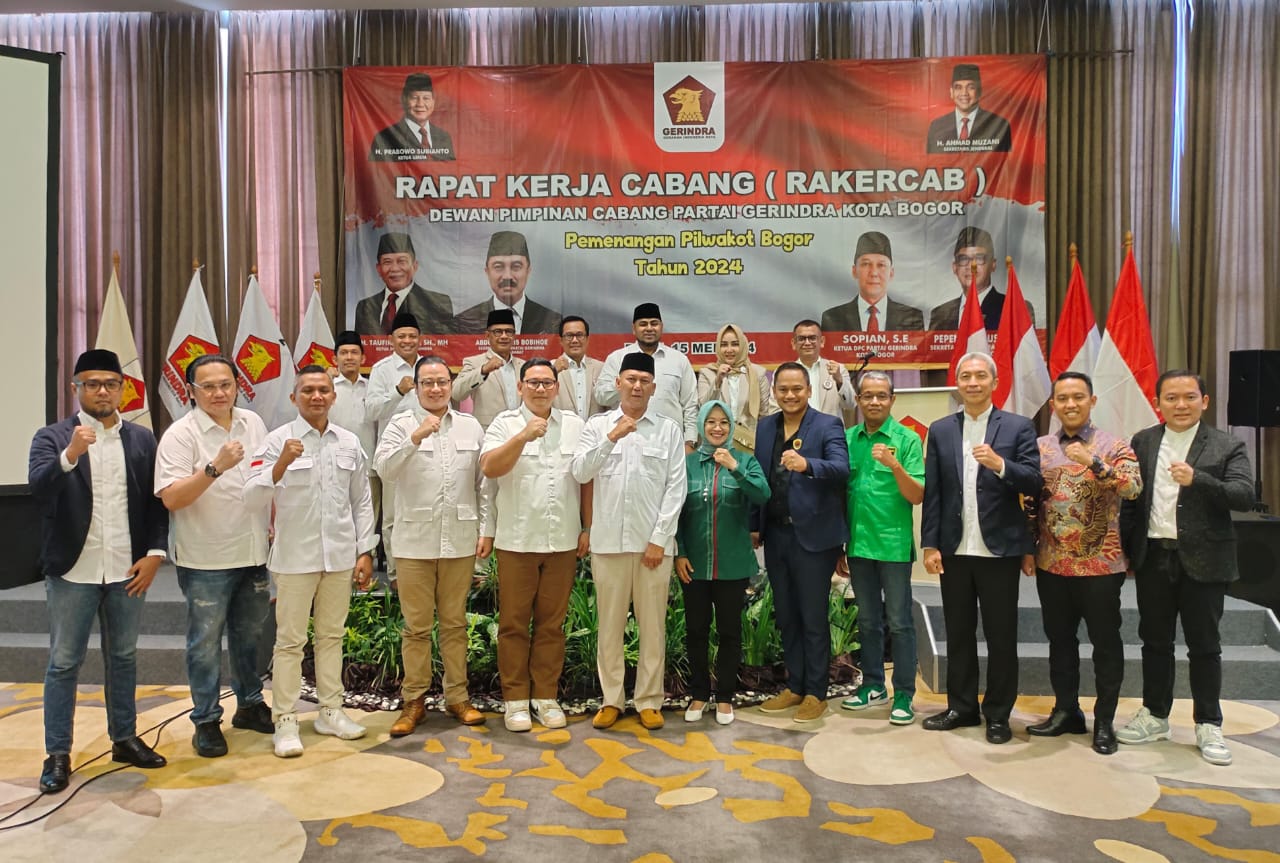 Para pimpinan empat parpol di Kota Bogor sepakat membentuk koalisi besar untuk Pilkada 2024. (Yudha Prananda / Jabar Ekspres)