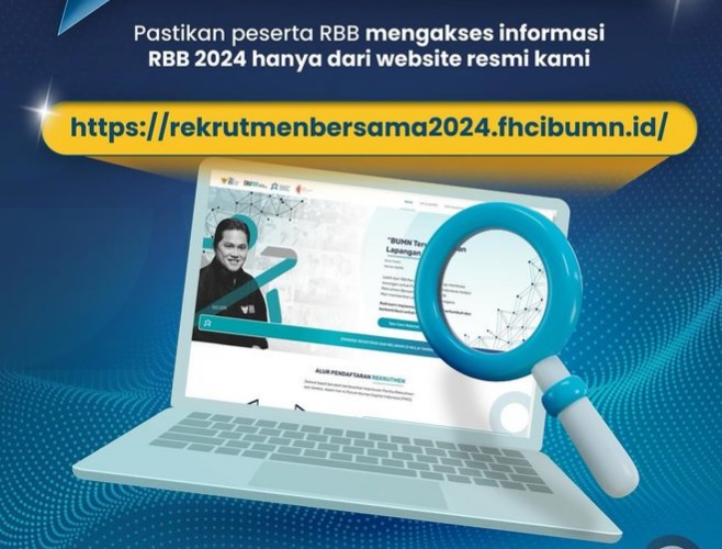 Rekrutmen Bersama BUMN 2024/ Instagram @fhci.bumn