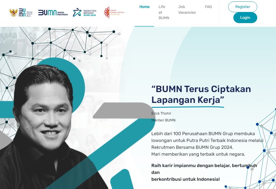 Website Resmi RBB 2024/ Tangkap Layar krutmenbersama2024.fhcibumn.id