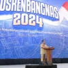 Penjabat Gubernur Jawa Barat Bey Machmudin menghadiri Musrenbangnas Tahun 2024 di Balai Sidang Convention Center, Jakarta, Senin (6/5/2024).(Foto: Yogi Prayoga/Biro Adpim Jabar)