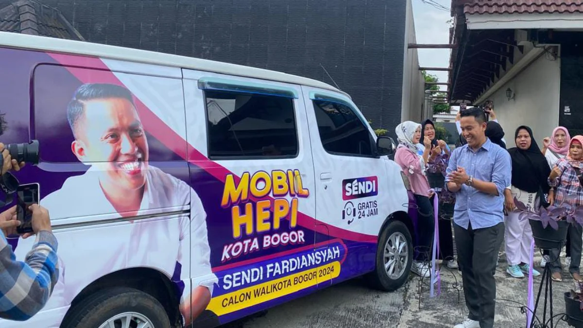 Mobil Hepi berikan layanan jasa antar jemput gratis 24 jam bagi warga Kota Bogor. (Yudha Prananda / Jabar Ekspres)