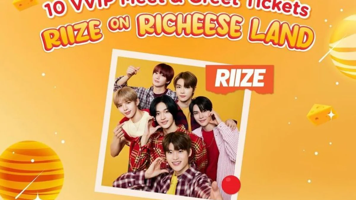 Meet & Greet RIIZE on Richeese Land, Daftarkan Diri Kamu Sekarang Juga! (Instagram: @kplaylist.id)