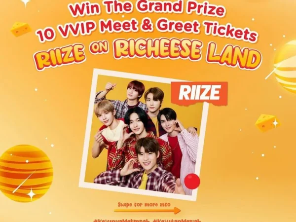Meet & Greet RIIZE on Richeese Land, Daftarkan Diri Kamu Sekarang Juga! (Instagram: @kplaylist.id)