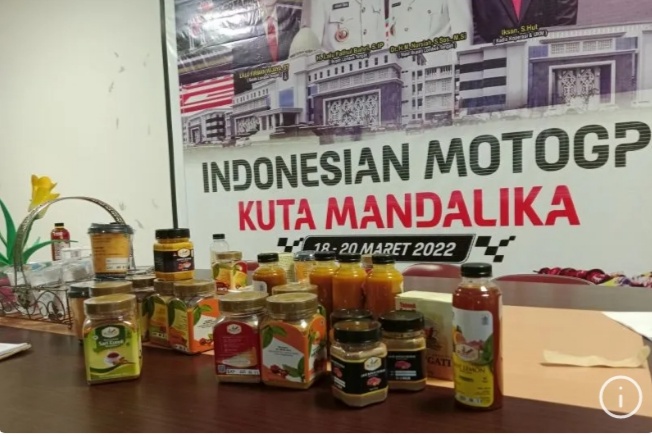 Produk hasil olahan empon-empon para pelaku UMKM di Lombok Tengah, Provinsi NTB. foto/ANTARA/Akhyar Rosidi.