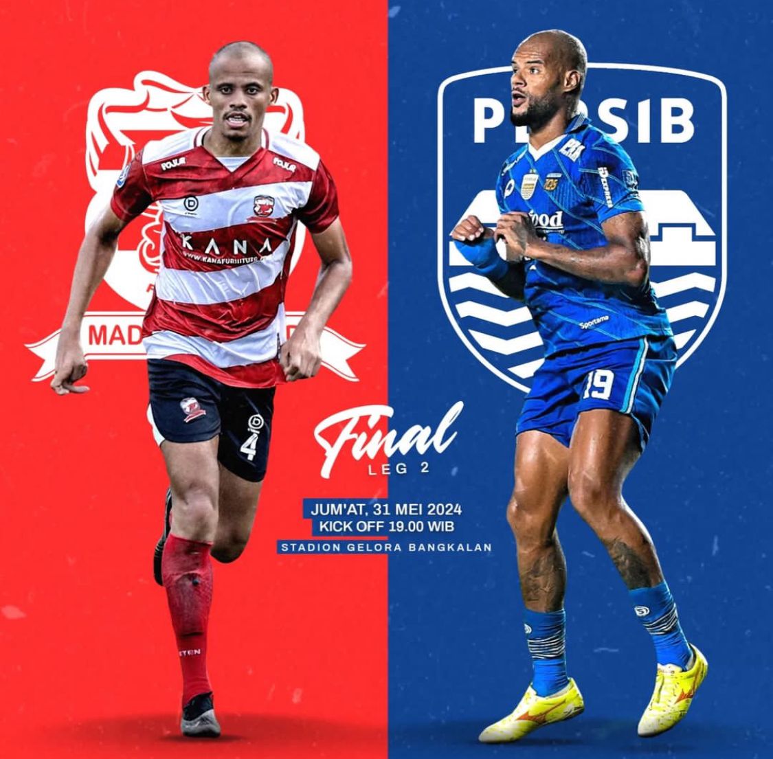 Nobar laga final liga 1 Madura vs Persib