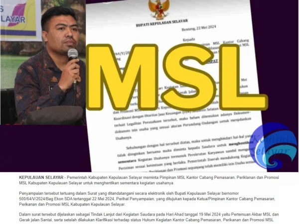 Akhirnya Bupati Turun Tangan Hentikan Kegiatan Aplikasi MSL