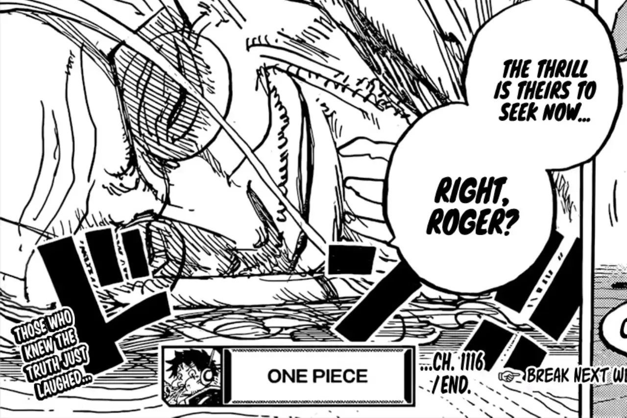 Spoiler One Piece Chapter 1116: Raja Bajak Laut Gol D. Roger Bungkam Atas Segala Kebenaran!