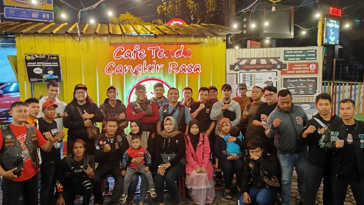 Keseruan perayaan hari jadi Verza Rider Community Indonesia (VRCI) ke 11 di Bogor.