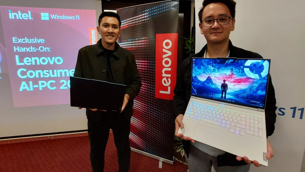 Penampakan salah satu Lenovo AI PC Generasi Terbaru 2024.