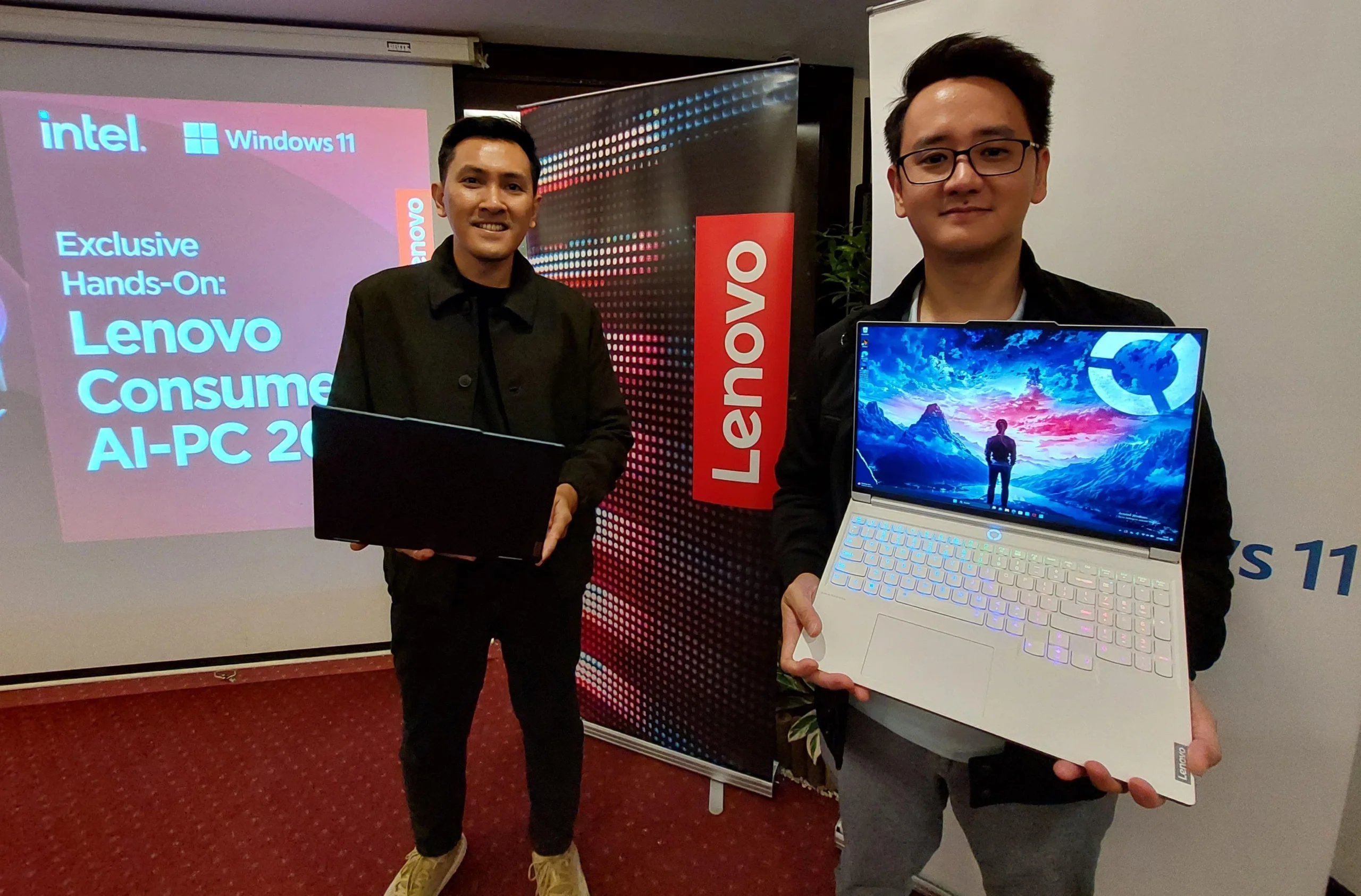 Penampakan salah satu Lenovo AI PC Generasi Terbaru 2024.