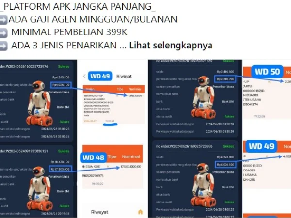 Salah satu promosi aplikasi di grup MSL Indonesia