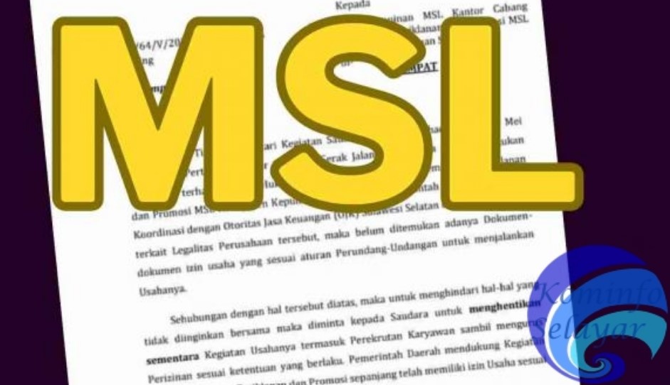 Website aplikasi MSL yang disebut Diblokir Kominfo.