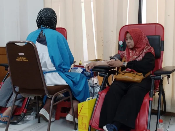 Doc. Donor Darah Rutin oleh RSUD Cibabat di Pemkot Cimahi (Mong)