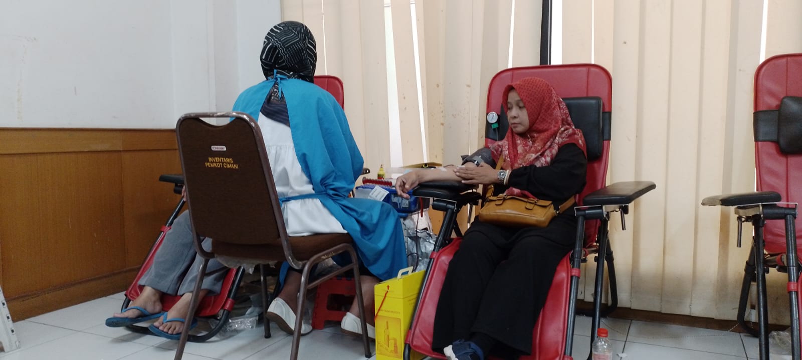 Doc. Donor Darah Rutin oleh RSUD Cibabat di Pemkot Cimahi (Mong)