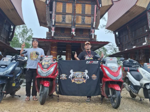 Wakil Jawa Barat Touring Lintas Pulau Meriahkan Gathering Nasional HPCI di Makassar