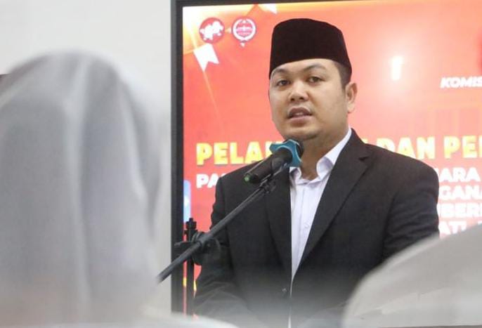 Ketua KPU Kota Bogor, Muhammad Habibi Zaenal Arifin. (Yudha Prananda / Jabar Ekspres)