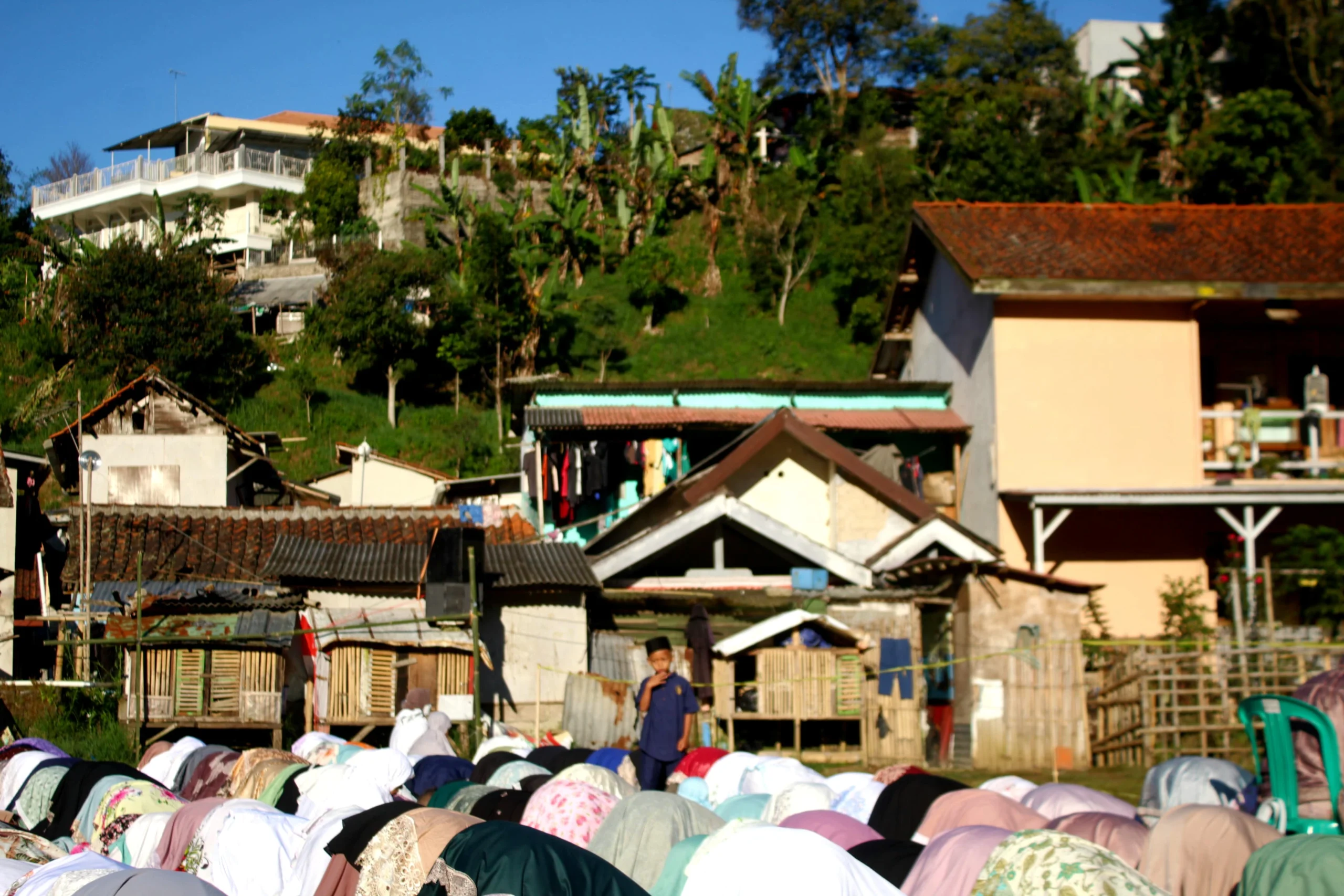 PRASEJAHTERA : Kampung Babakan Ampera, Jayagiri, Kecamatan Lembang.(son)