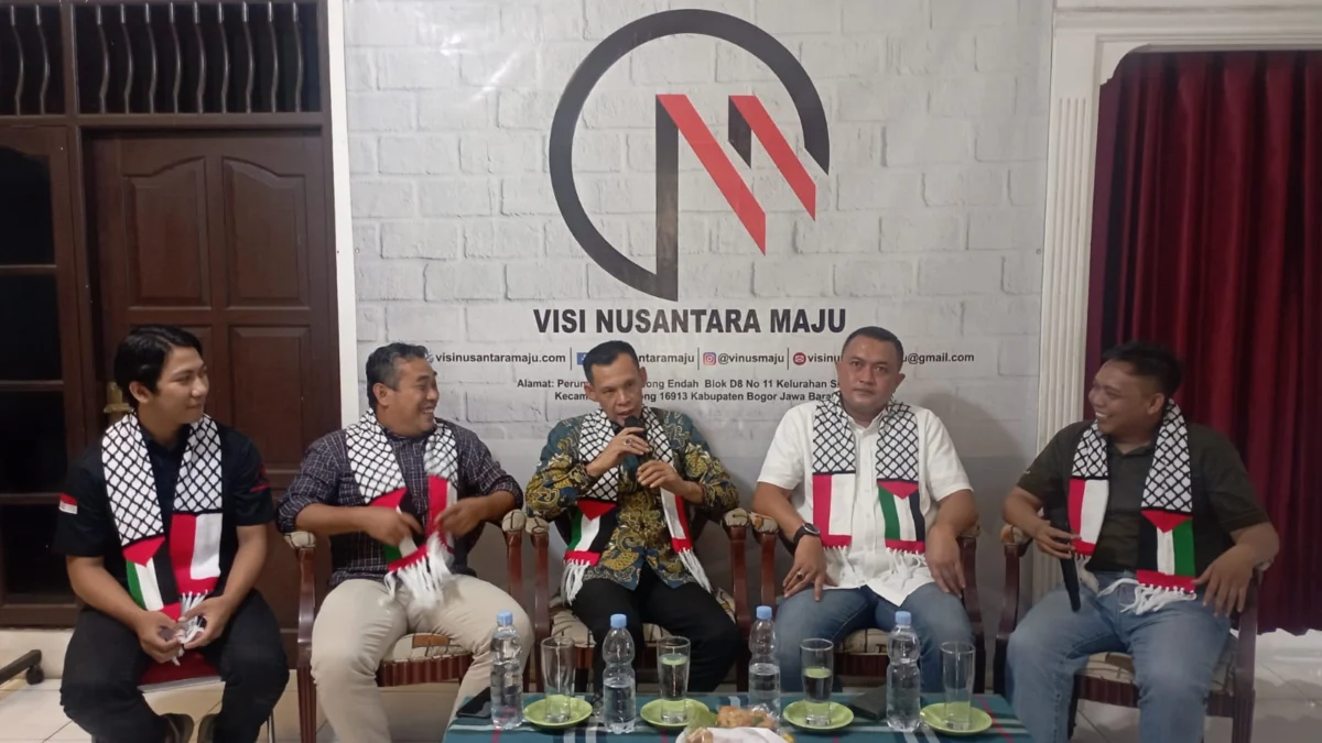 Diskusi Calon Bupati Bogor di LS Vinus Nusantara Maju. FOTO : Sandika Fadilah /Jabarekspres.com